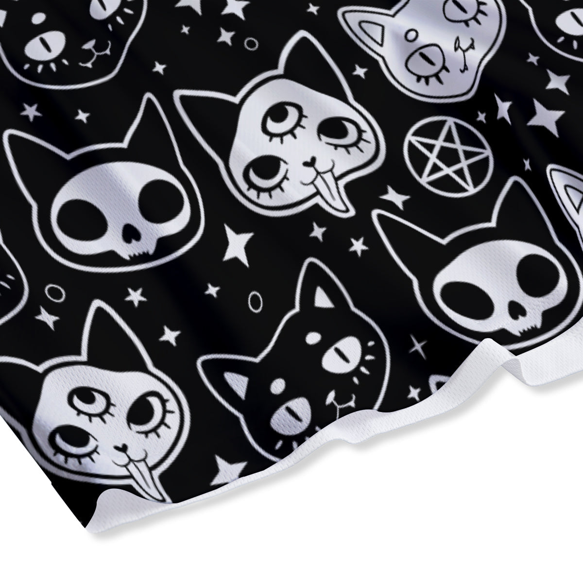 Wolf Spirit Galaxy Howling Print Mesh Shorts