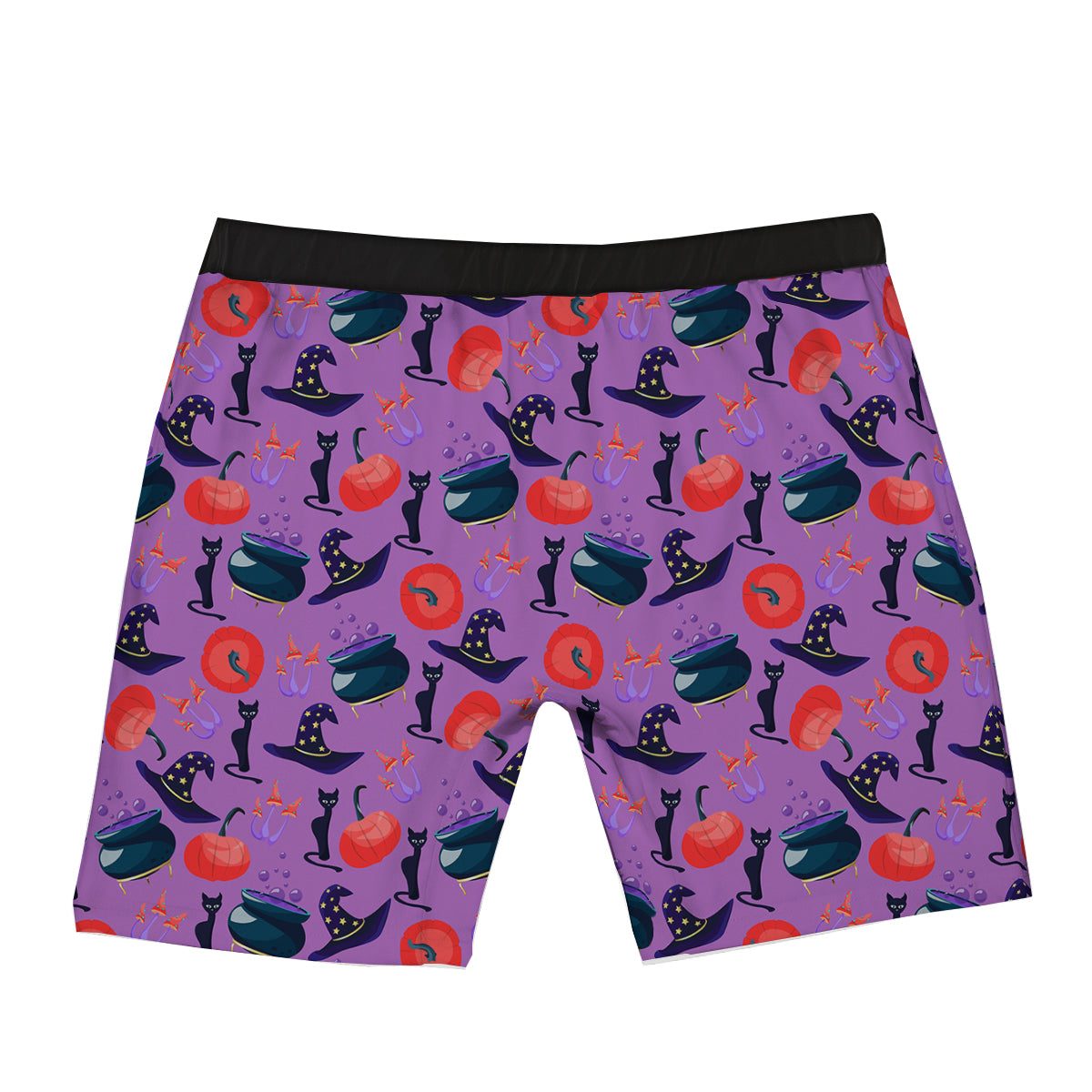 Witch Cauldron Halloween Print Pattern Boxer Briefs-grizzshop