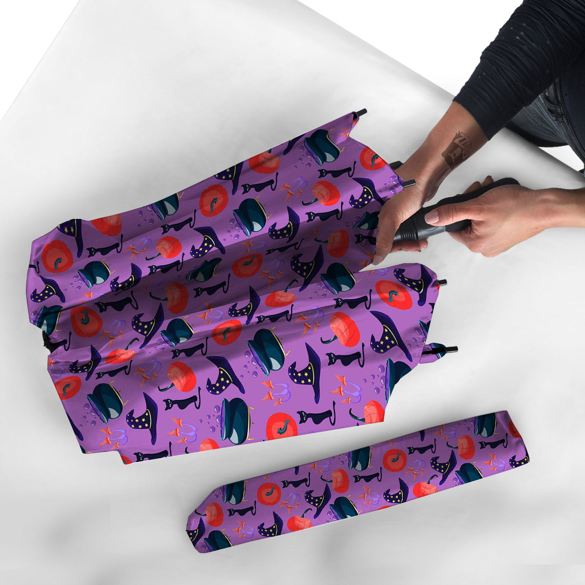 Witch Cauldron Halloween Print Pattern Umbrella-grizzshop