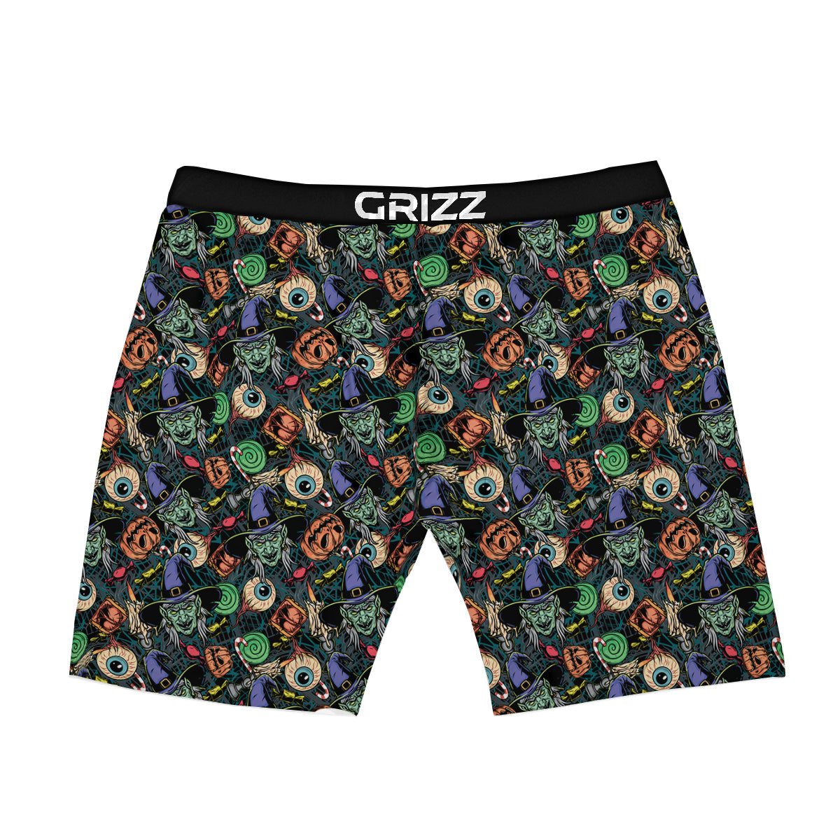 Witch Halloween Elements Print Pattern Boxer Briefs-grizzshop