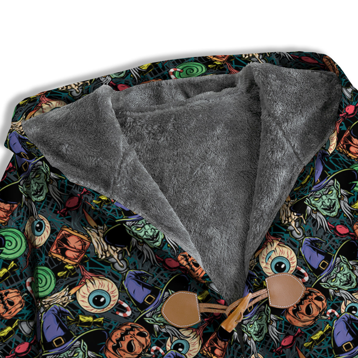 Witch Halloween Elements Print Pattern Men's Windbreaker Jacket-grizzshop