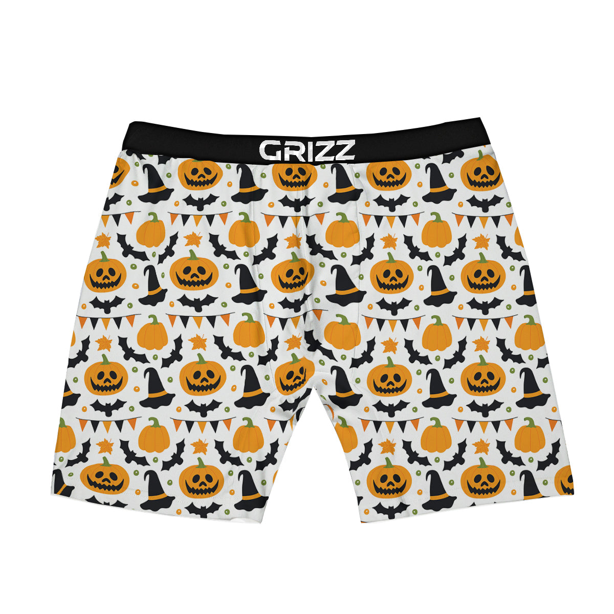 Witch Hat Halloween Print Pattern Boxer Briefs-grizzshop