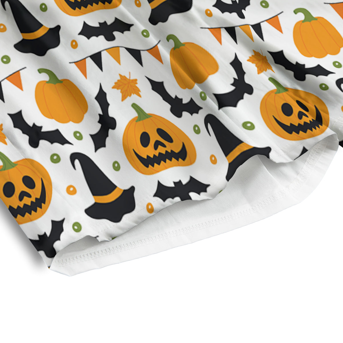 Witch Hat Halloween Print Pattern Men's Athletic Shorts