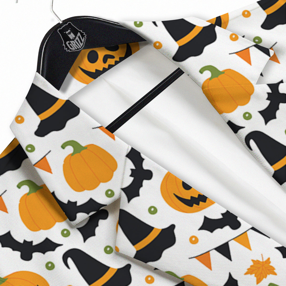 Witch Hat Halloween Print Pattern Men's Sport Coat-grizzshop