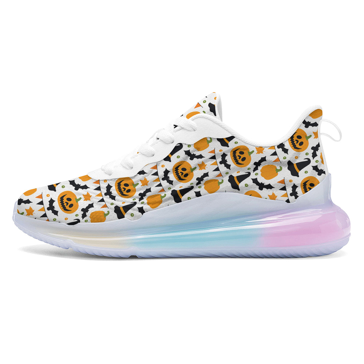 Witch Hat Halloween Print Pattern Running Sneakers-grizzshop
