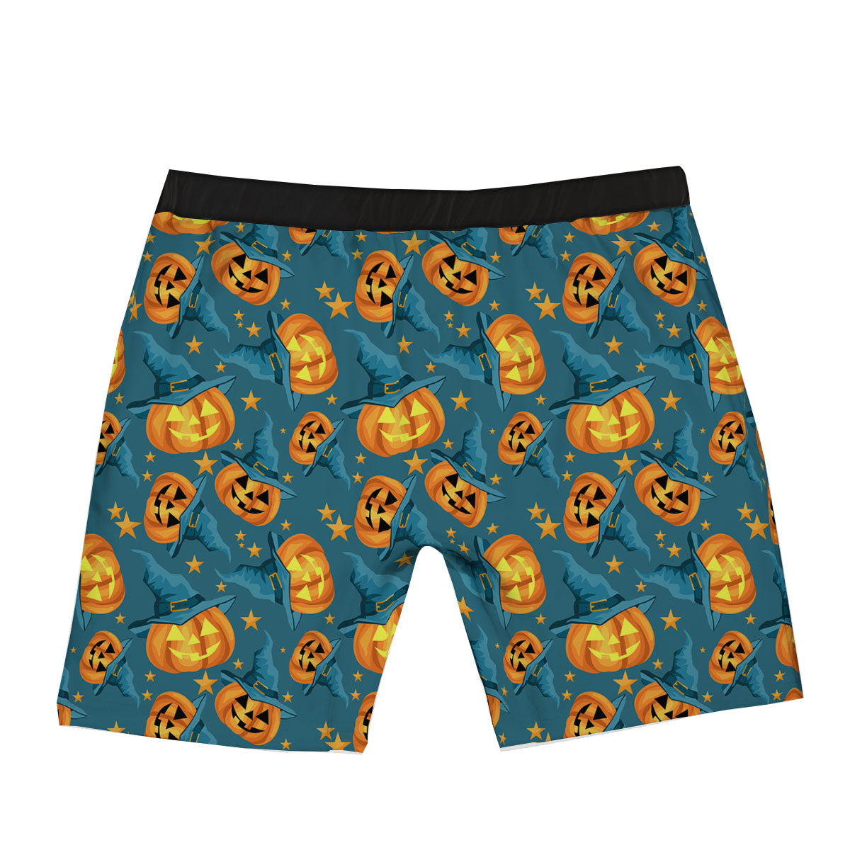 Witch Hat Pumpkin Print Pattern Boxer Briefs-grizzshop
