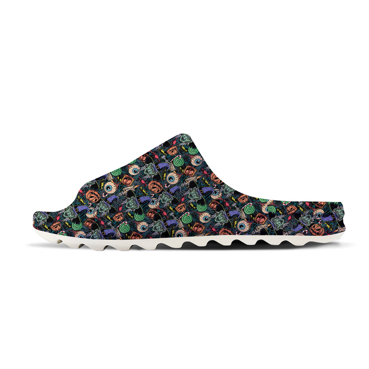 Witch Halloween Elements Print Pattern Sandals-grizzshop