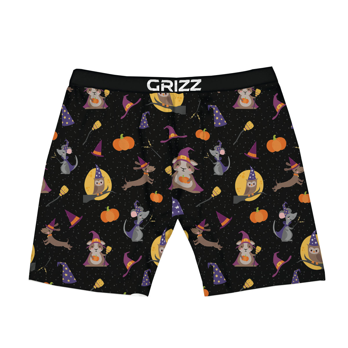 Wizard Animal Print Pattern Boxer Briefs-grizzshop