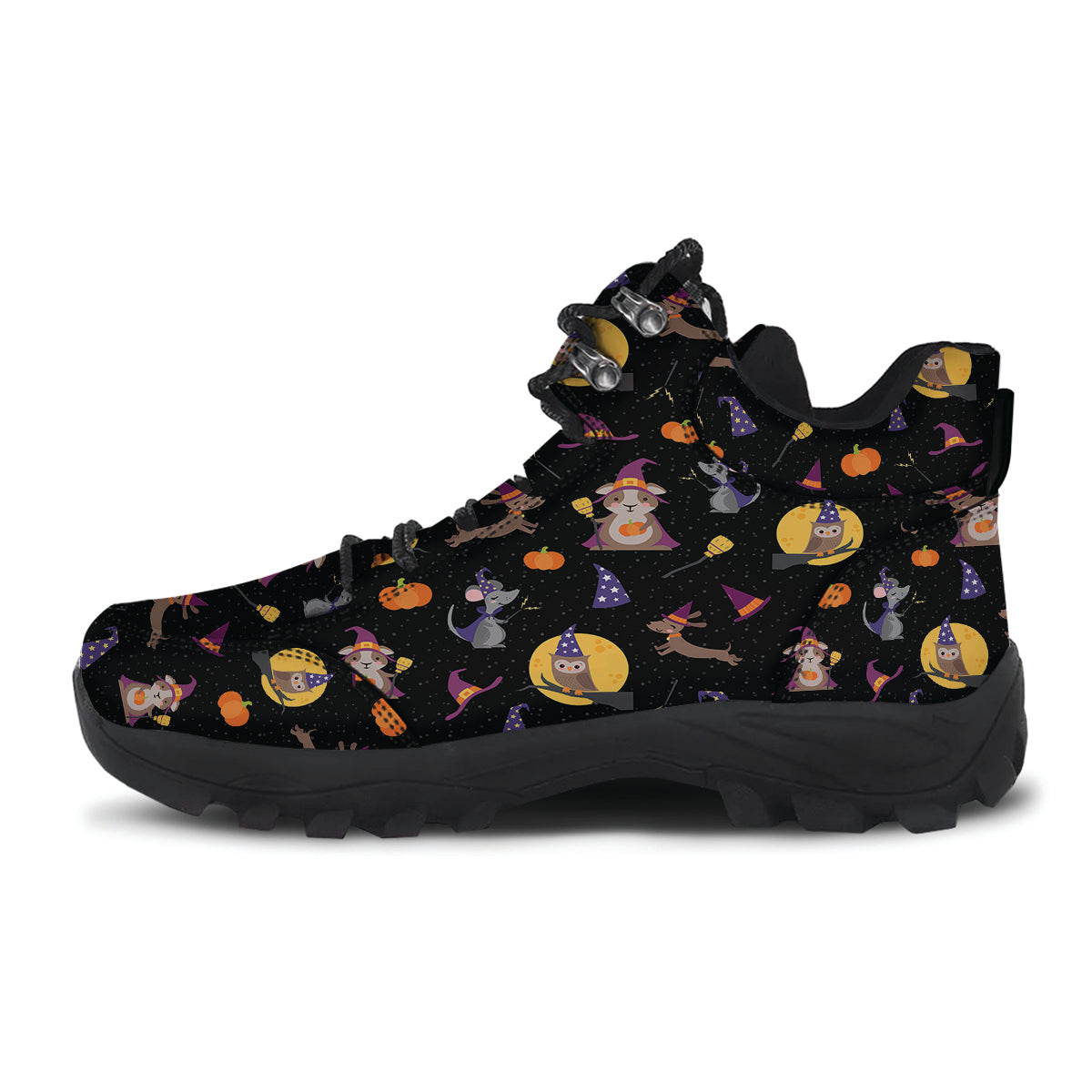 Wizard Animal Print Pattern Hiking Shoes-grizzshop