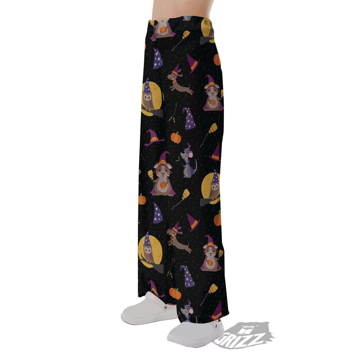 Wizard Animal Print Pattern Pajama Pants-grizzshop