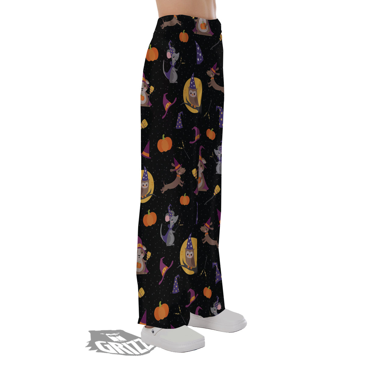 Wizard Animal Print Pattern Pajama Pants-grizzshop