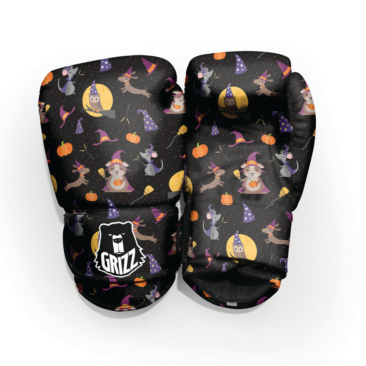 Wizard Animal Print Pattern Sparring Gloves-grizzshop
