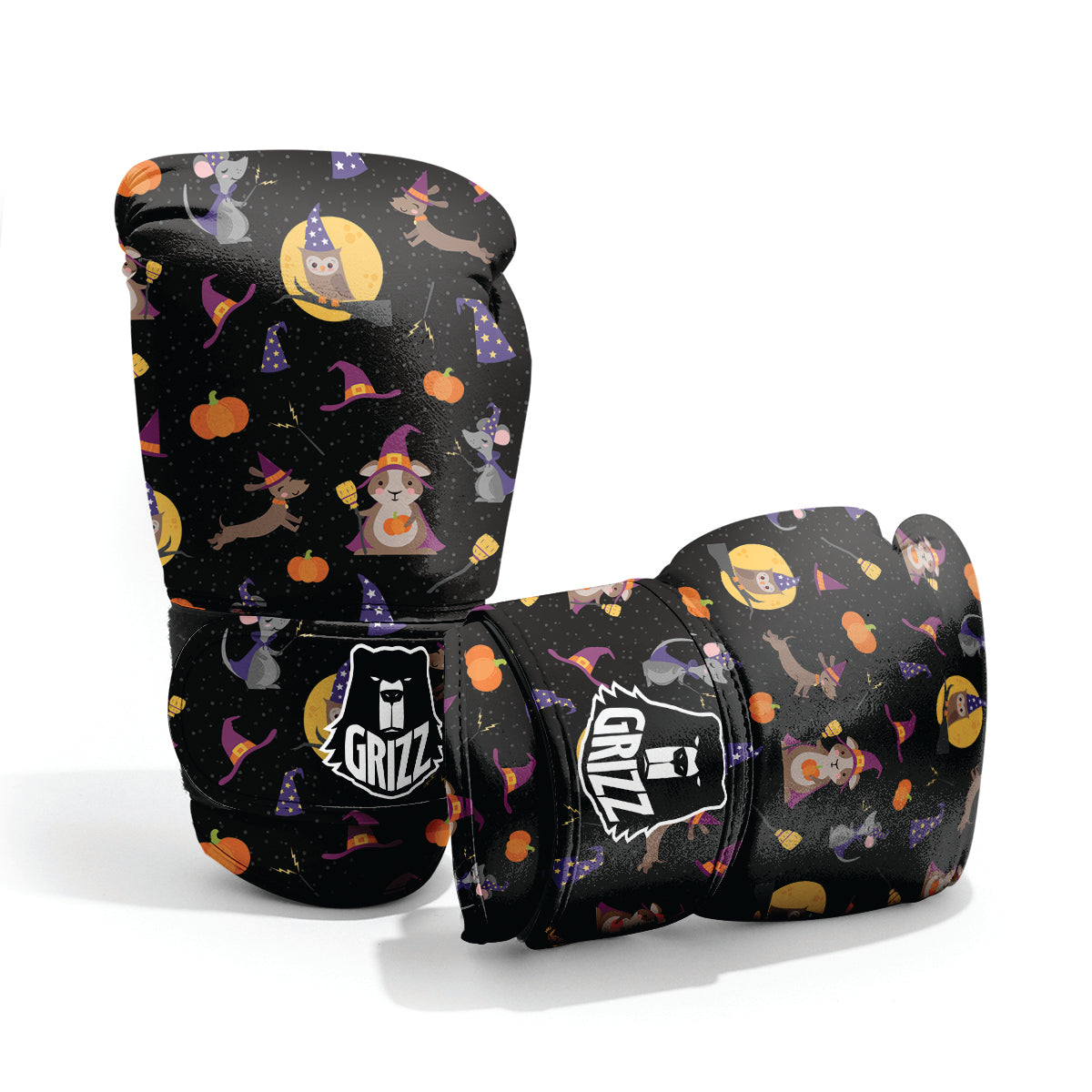 Wizard Animal Print Pattern Sparring Gloves-grizzshop