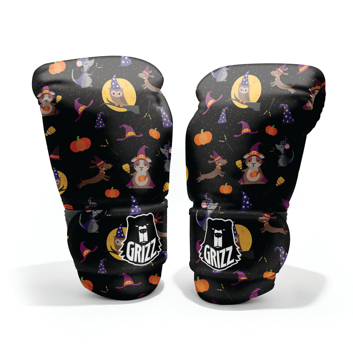 Wizard Animal Print Pattern Sparring Gloves-grizzshop