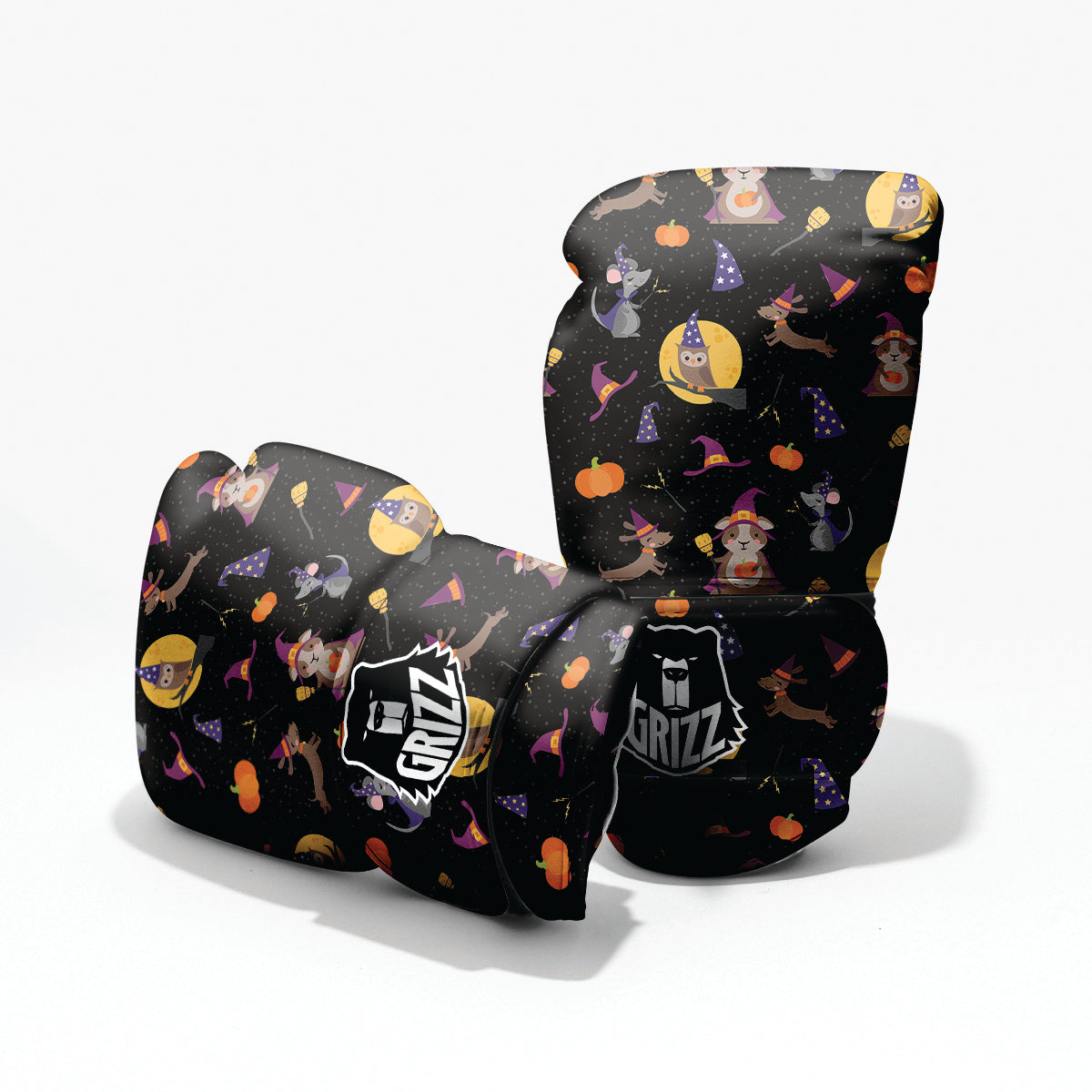 Wizard Animal Print Pattern Sparring Gloves-grizzshop