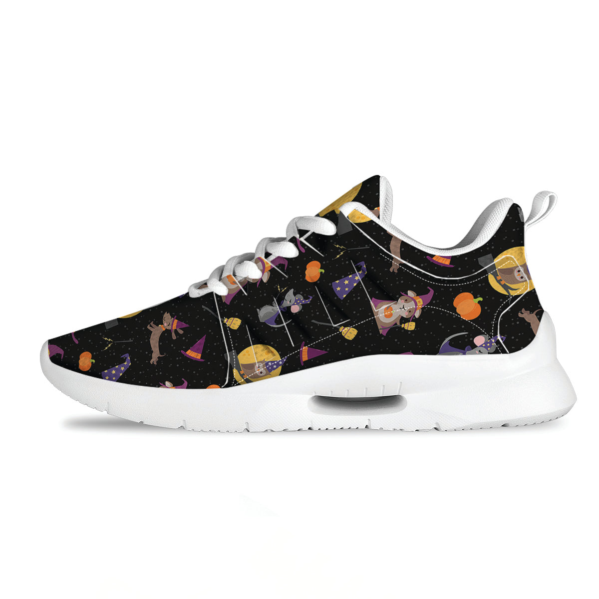 Wizard Animal Print Pattern Tennis Shoes-grizzshop