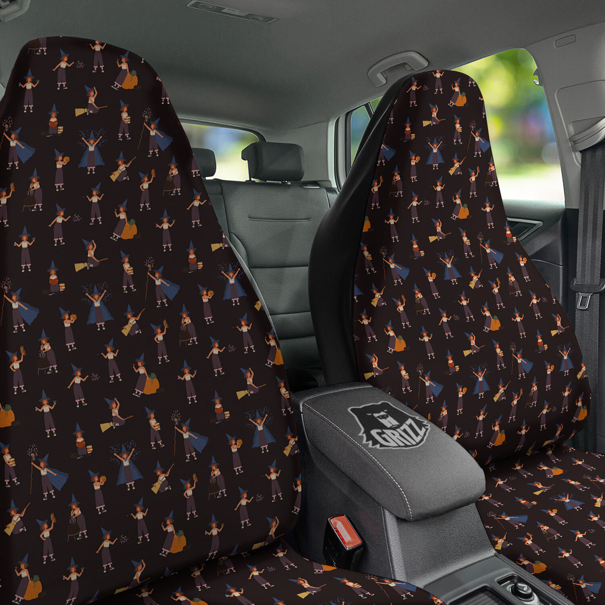 Wizard Cute Print Pattern Car Seat Covers-grizzshop