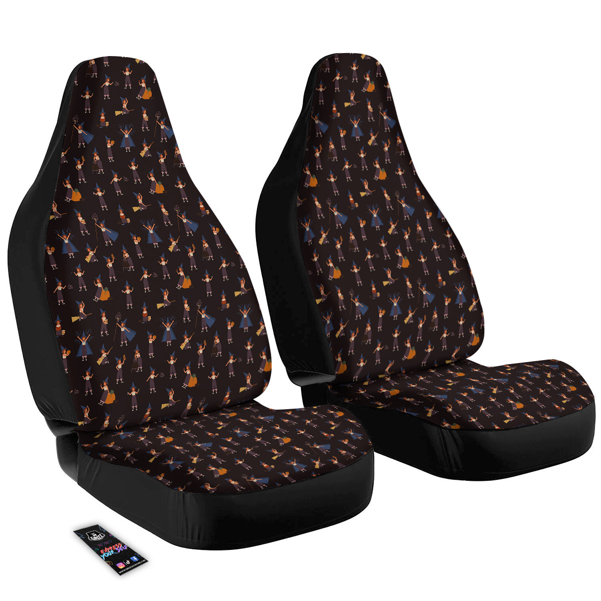 Wizard Cute Print Pattern Car Seat Covers-grizzshop