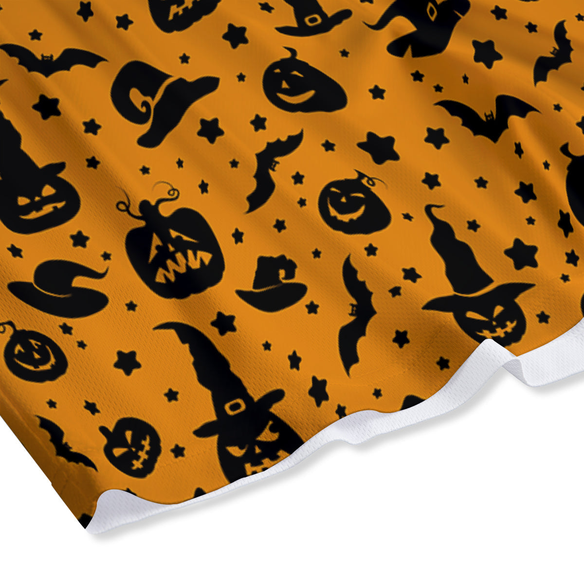 Wizard Halloween Print Pattern Mesh Shorts