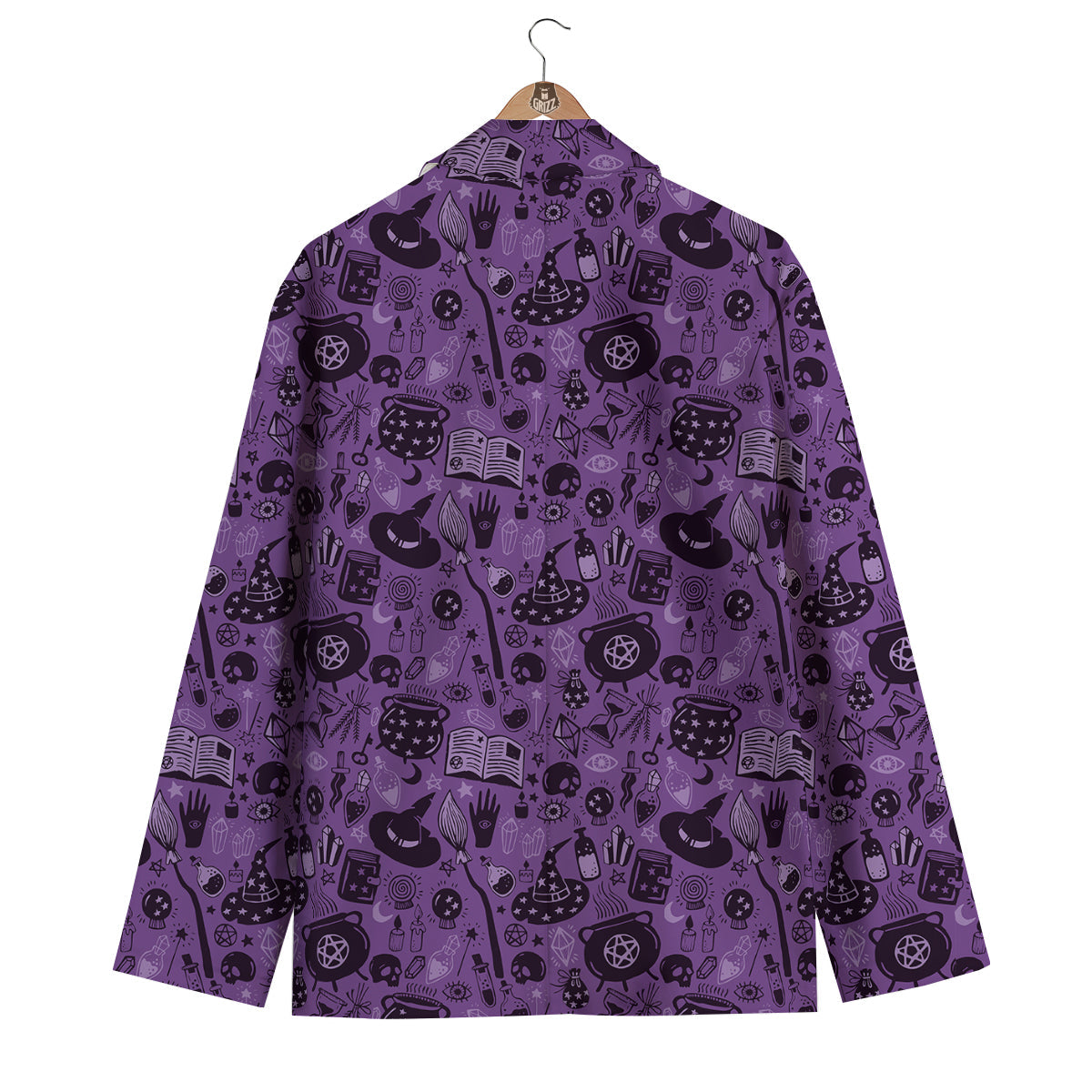 Wizard Magic Print Pattern Men's Blazer-grizzshop