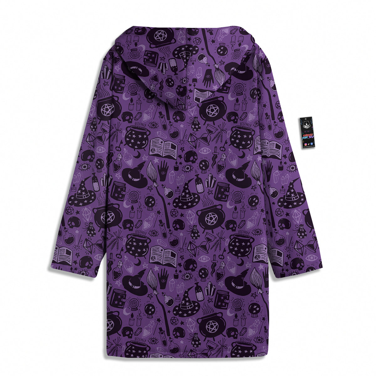 Wizard Magic Print Pattern Men's Windbreaker Jacket-grizzshop