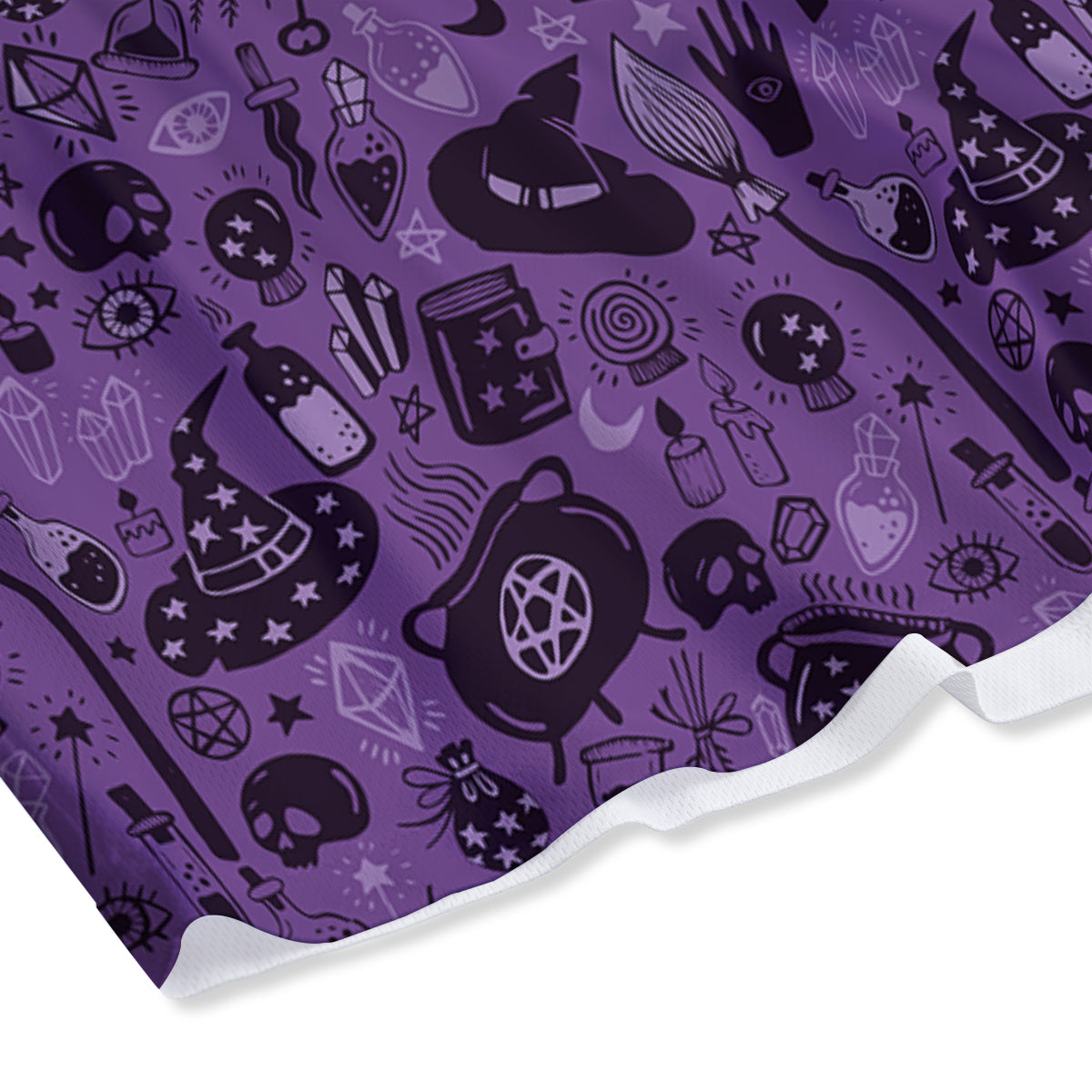 Wizard Magic Print Pattern Mesh Shorts-grizzshop