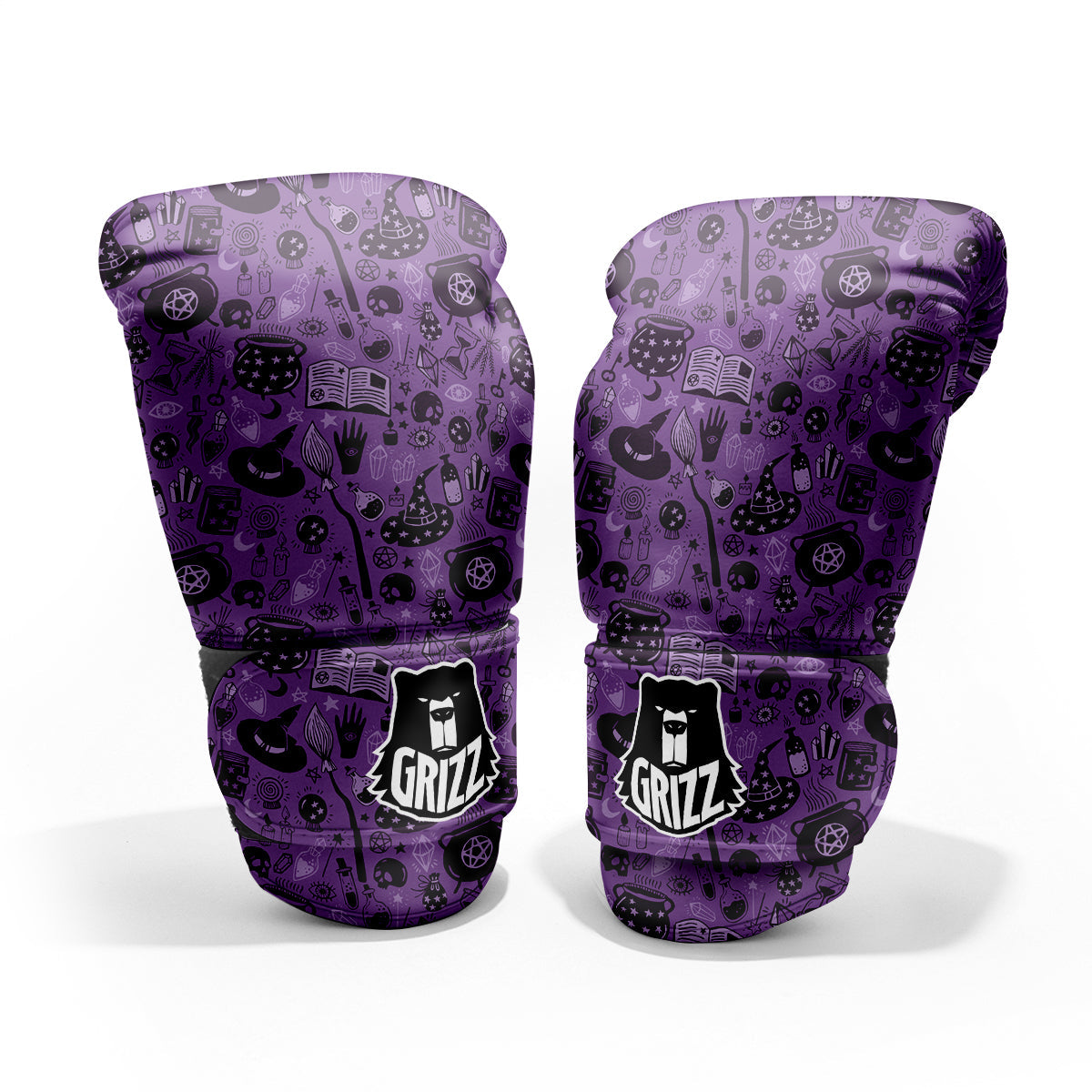 Wizard Magic Print Pattern Sparring Gloves-grizzshop