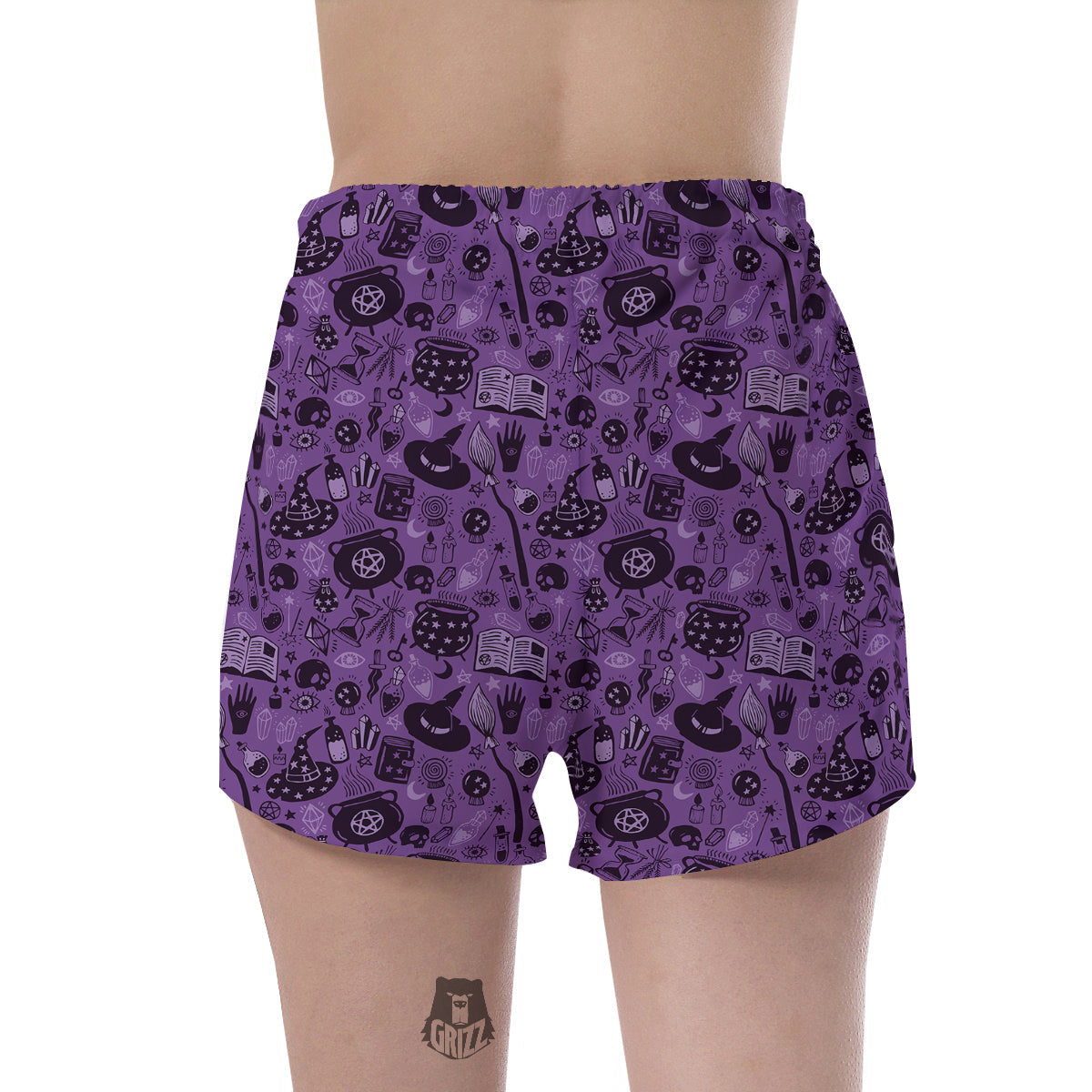 Wizard Magic Print Pattern Women's Shorts-grizzshop