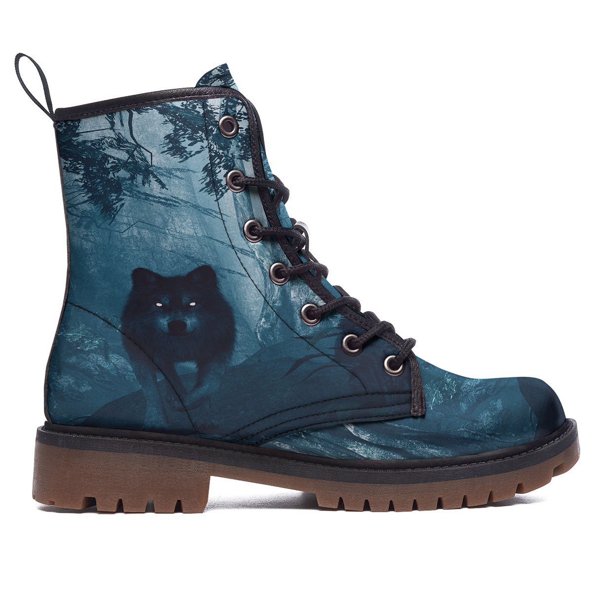 Wolf Jungle Print Work Boots-grizzshop