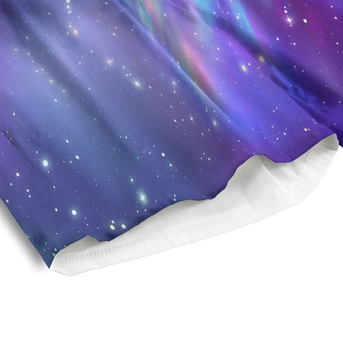 Wolf Spirit Aurora Howling Print Men's Athletic Shorts