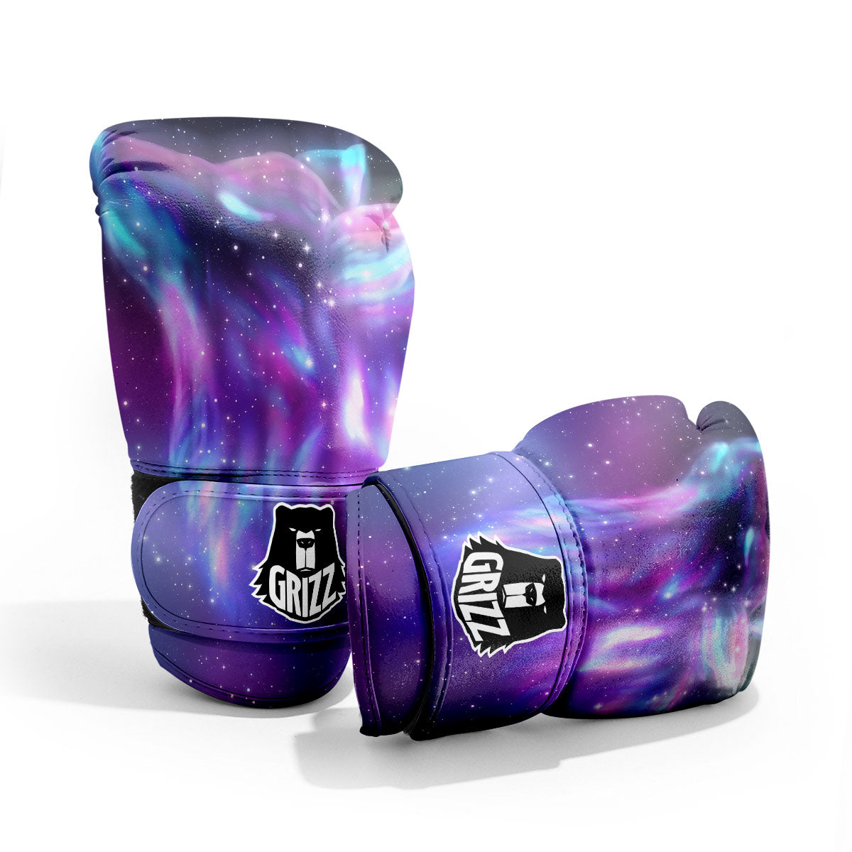 Wolf Spirit Aurora Howling Print Pro Boxing Glove