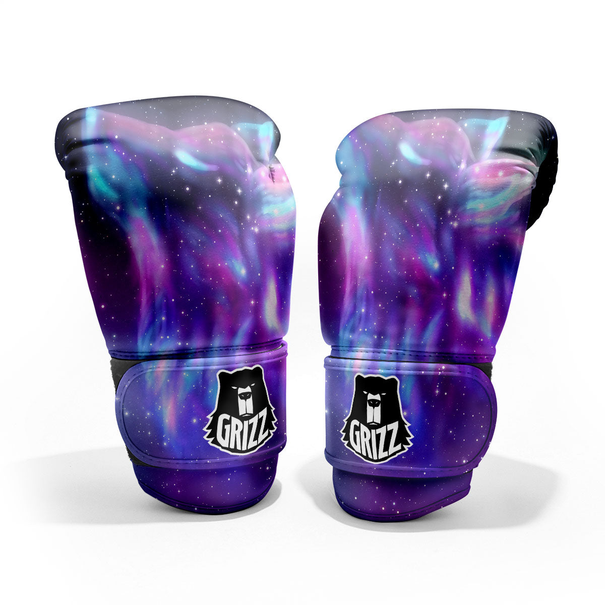 Wolf Spirit Aurora Howling Print Pro Boxing Glove