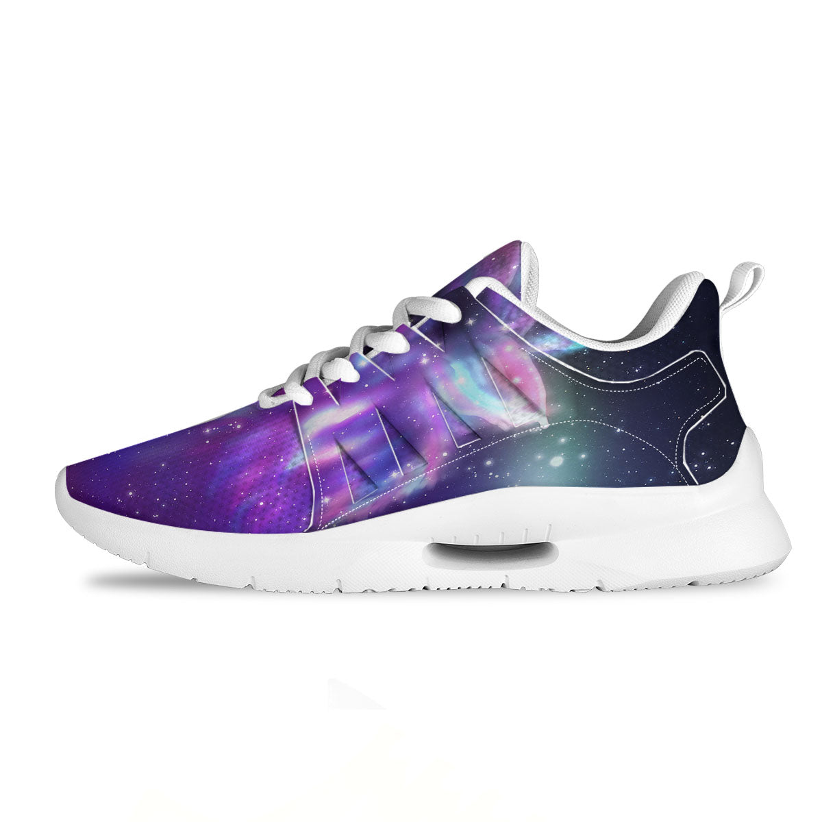 Wolf Spirit Aurora Howling Print Tennis Shoes-grizzshop