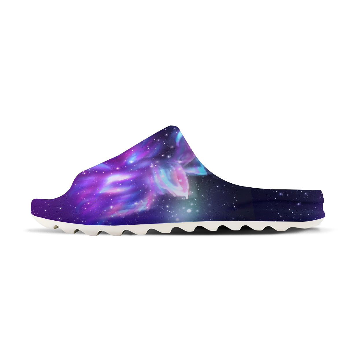 Wolf Spirit Aurora Howling Print Sandals-grizzshop