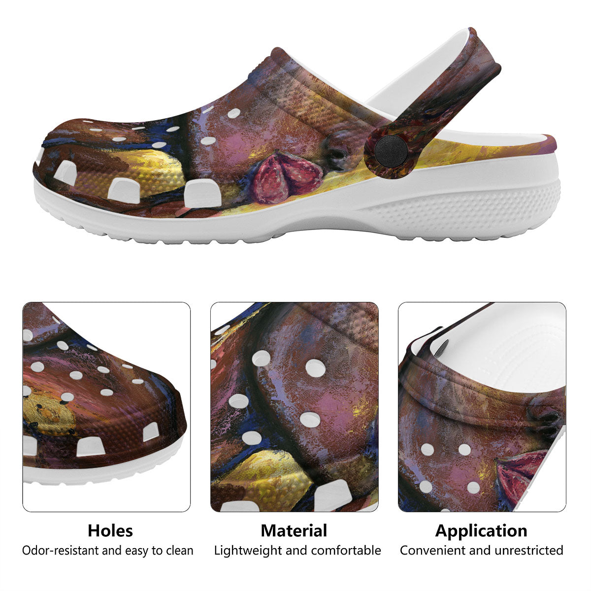 Woman African Print Clog-grizzshop
