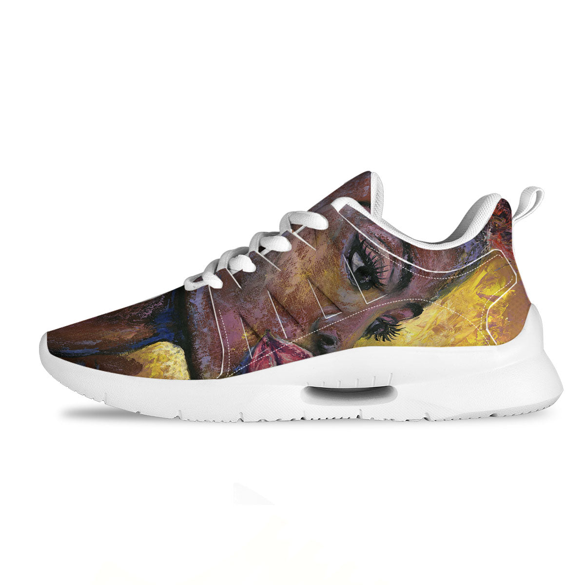 Woman African Print Tennis Shoes-grizzshop
