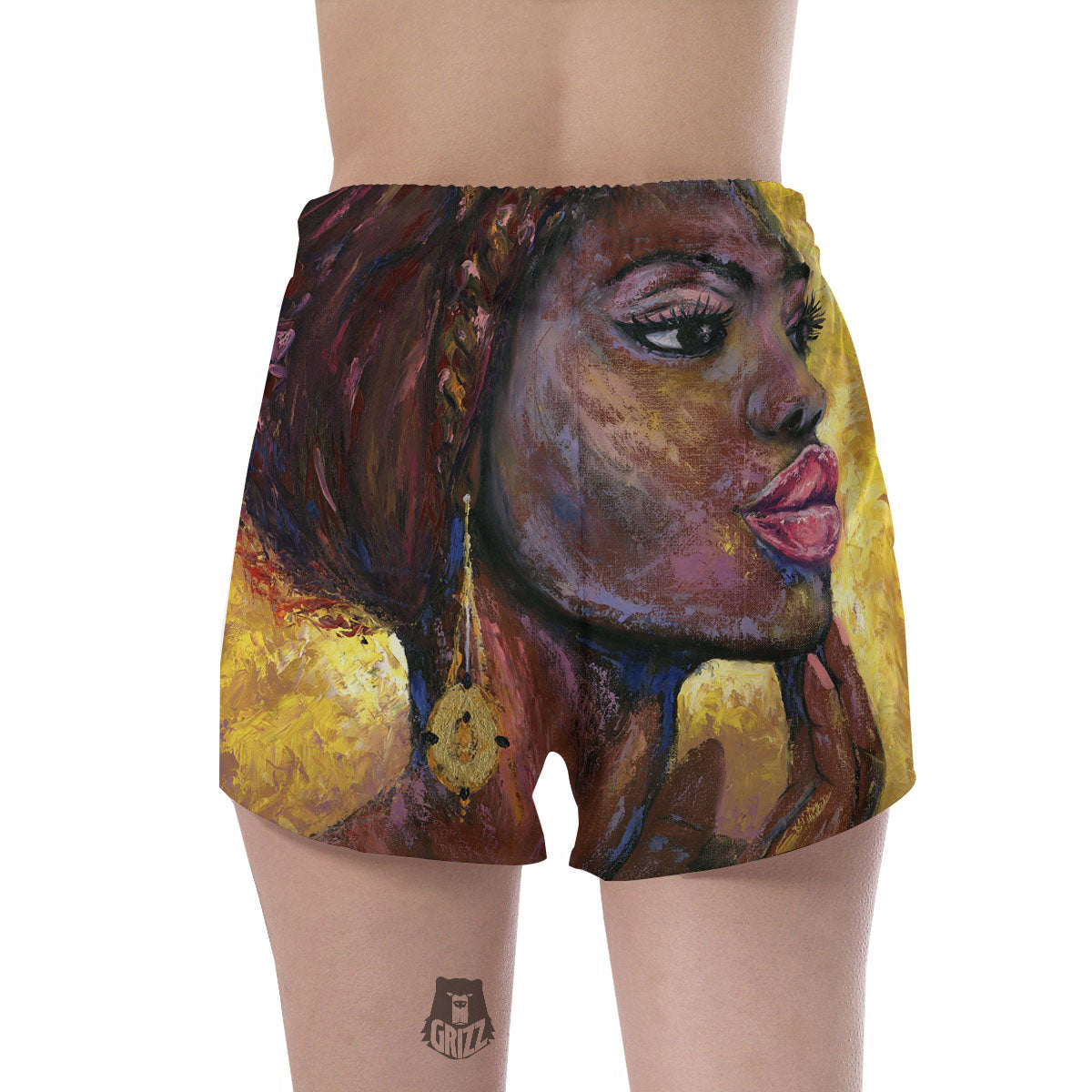 Woman African Print Women's Shorts-grizzshop