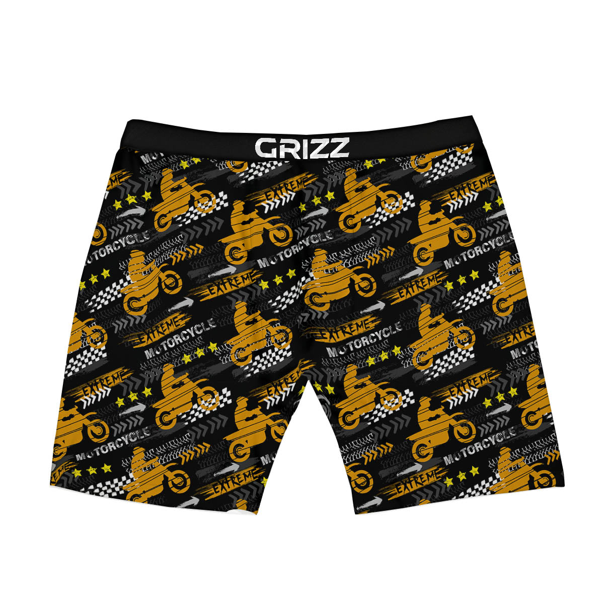 Words Motorcycle Print Pattern Boxer Briefs-grizzshop