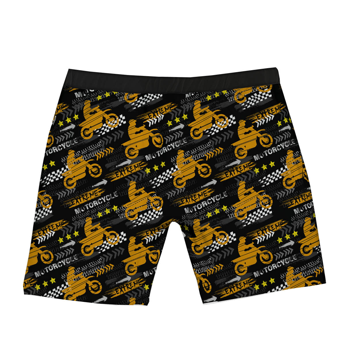 Words Motorcycle Print Pattern Boxer Briefs-grizzshop