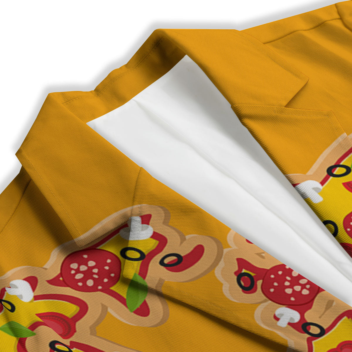 World Map Pizza Print Women's Blazer-grizzshop