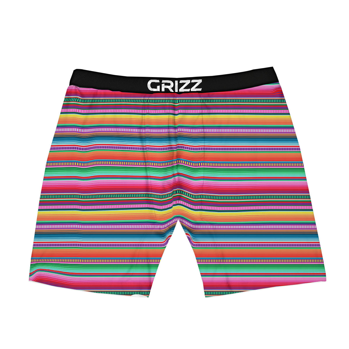 Woven Ethnic Mexican Print Pattern Boxer Briefs-grizzshop