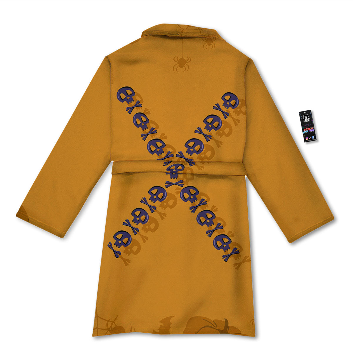 X Halloween Print Bathrobe-grizzshop