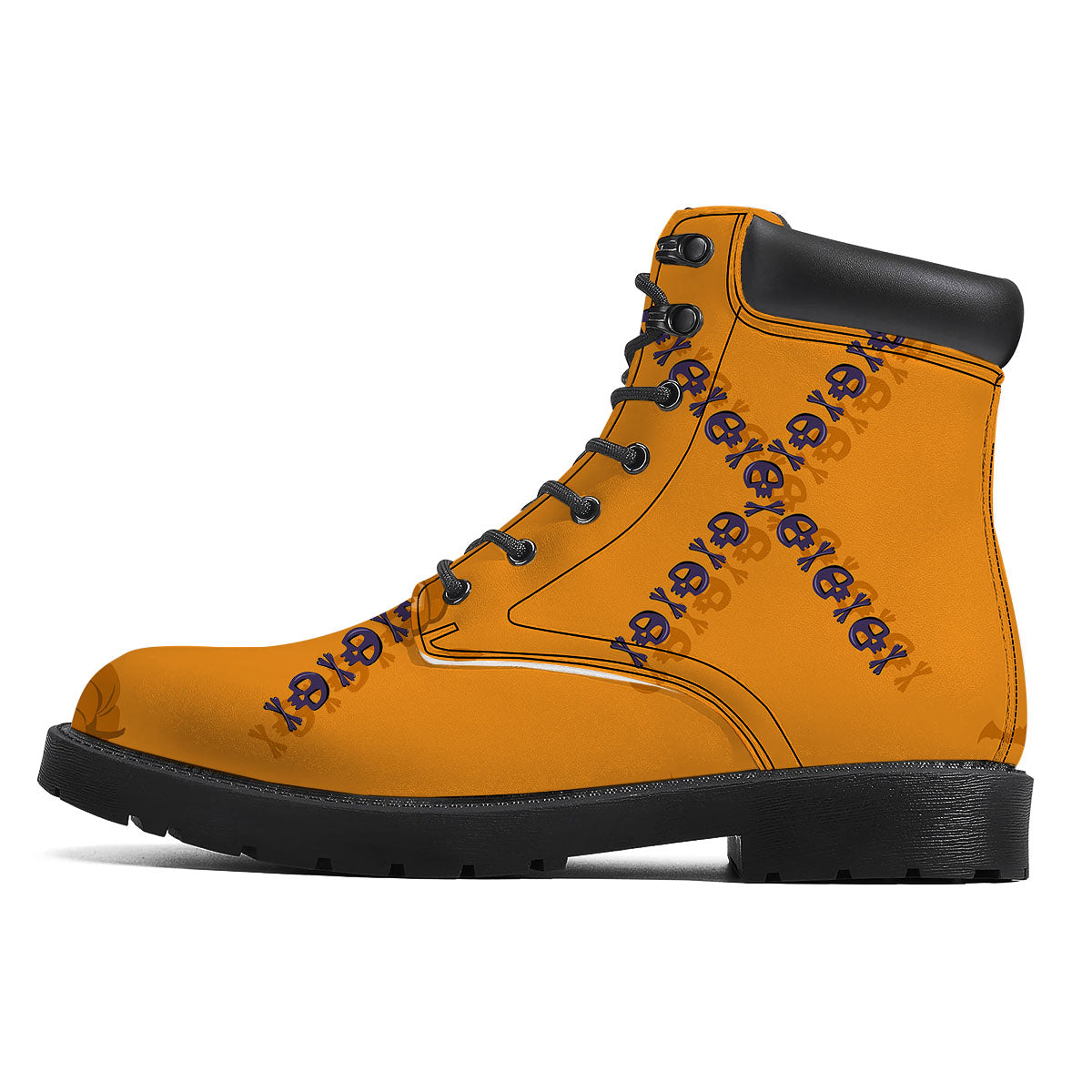 X Halloween Print Boots-grizzshop