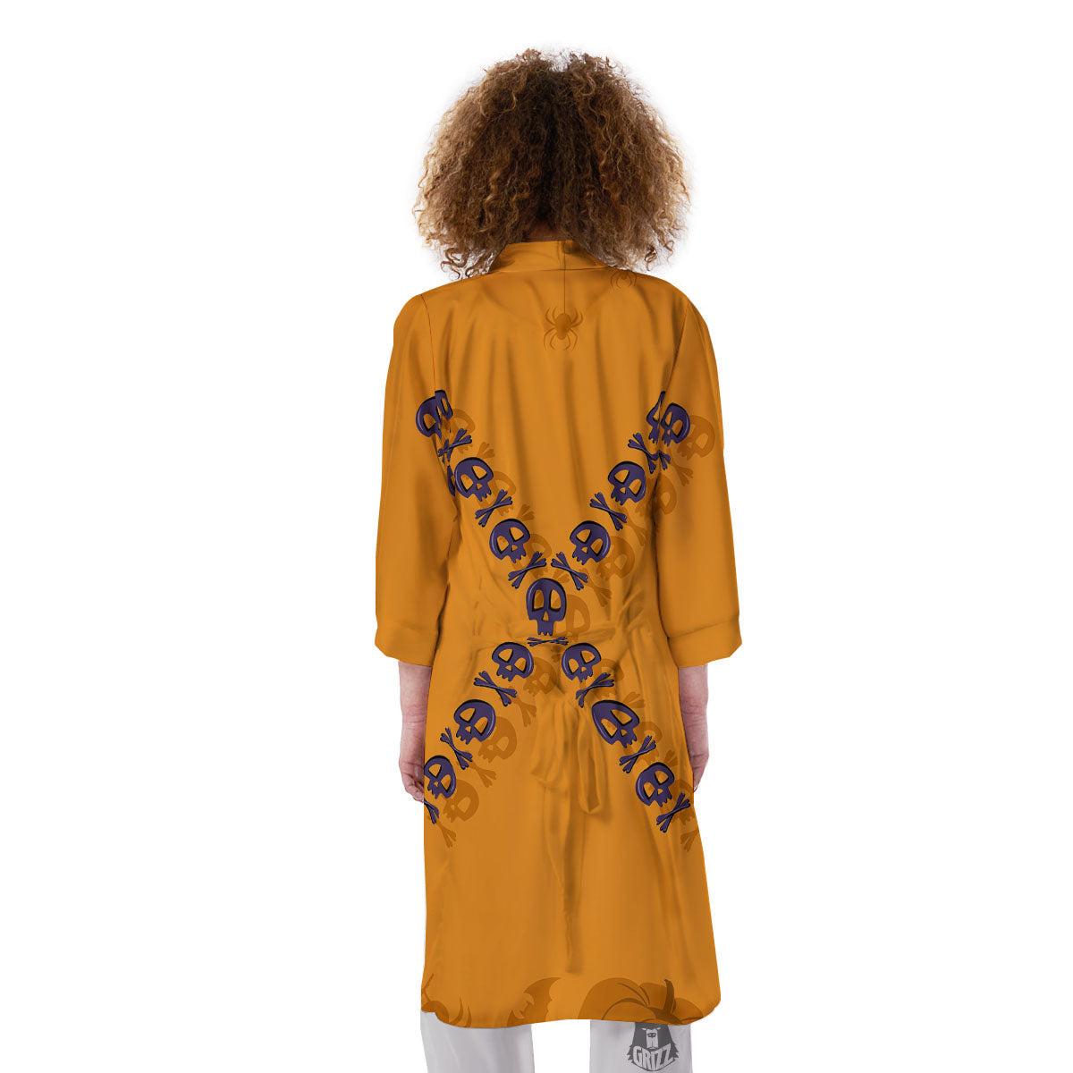 X Halloween Print Kimono-grizzshop