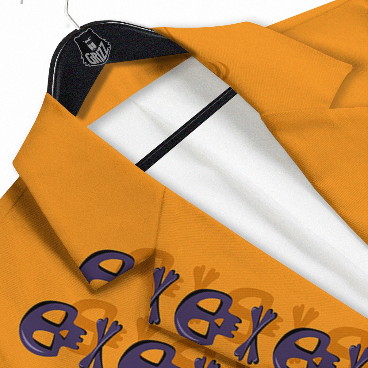 X Halloween Print Men's Sport Coat-grizzshop