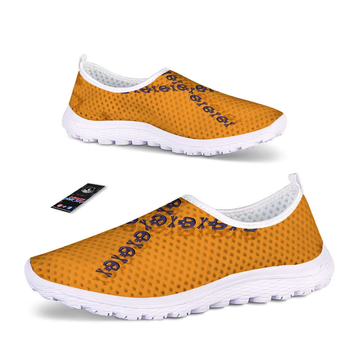 X Halloween Print Nurse Shoes-grizzshop