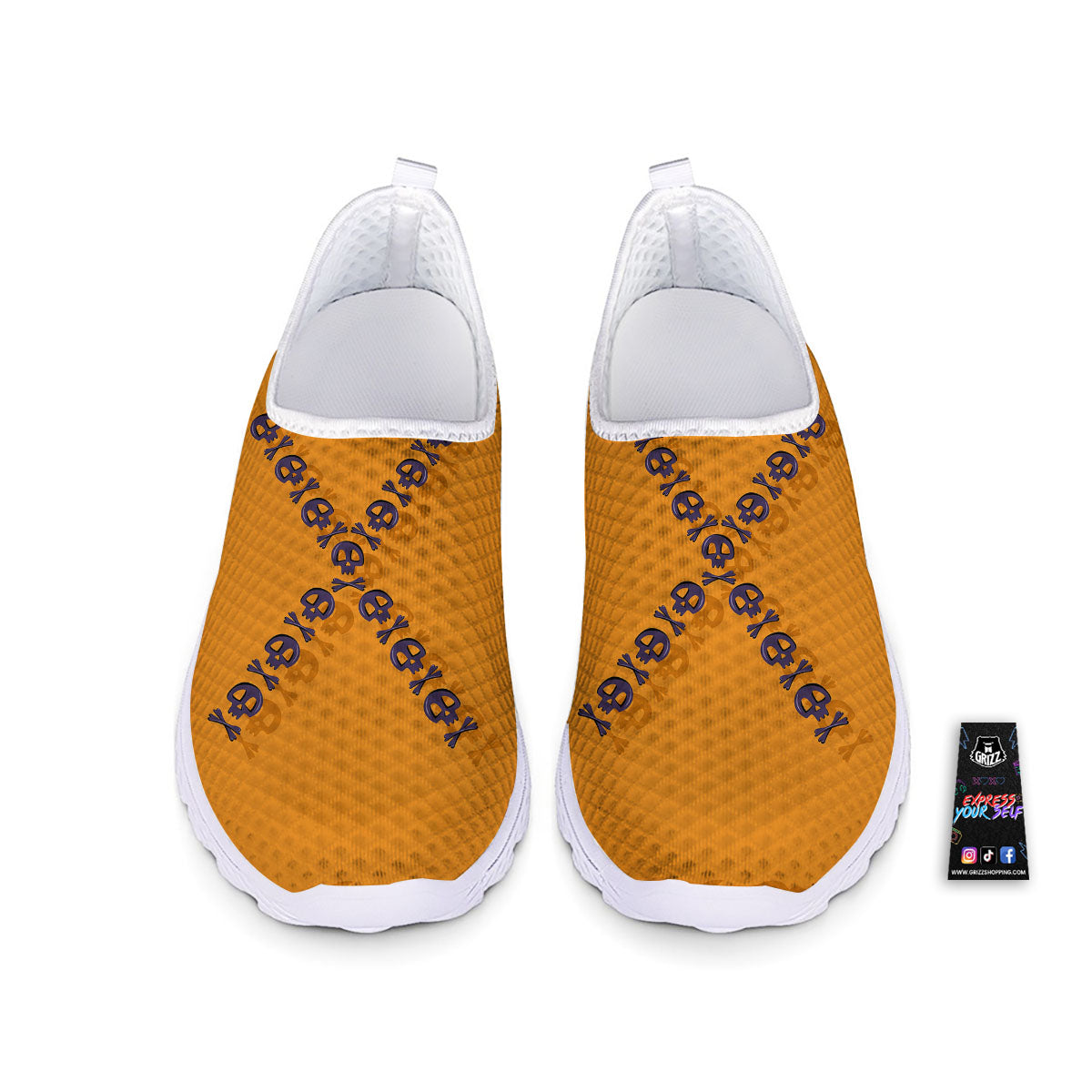 X Halloween Print Nurse Shoes-grizzshop