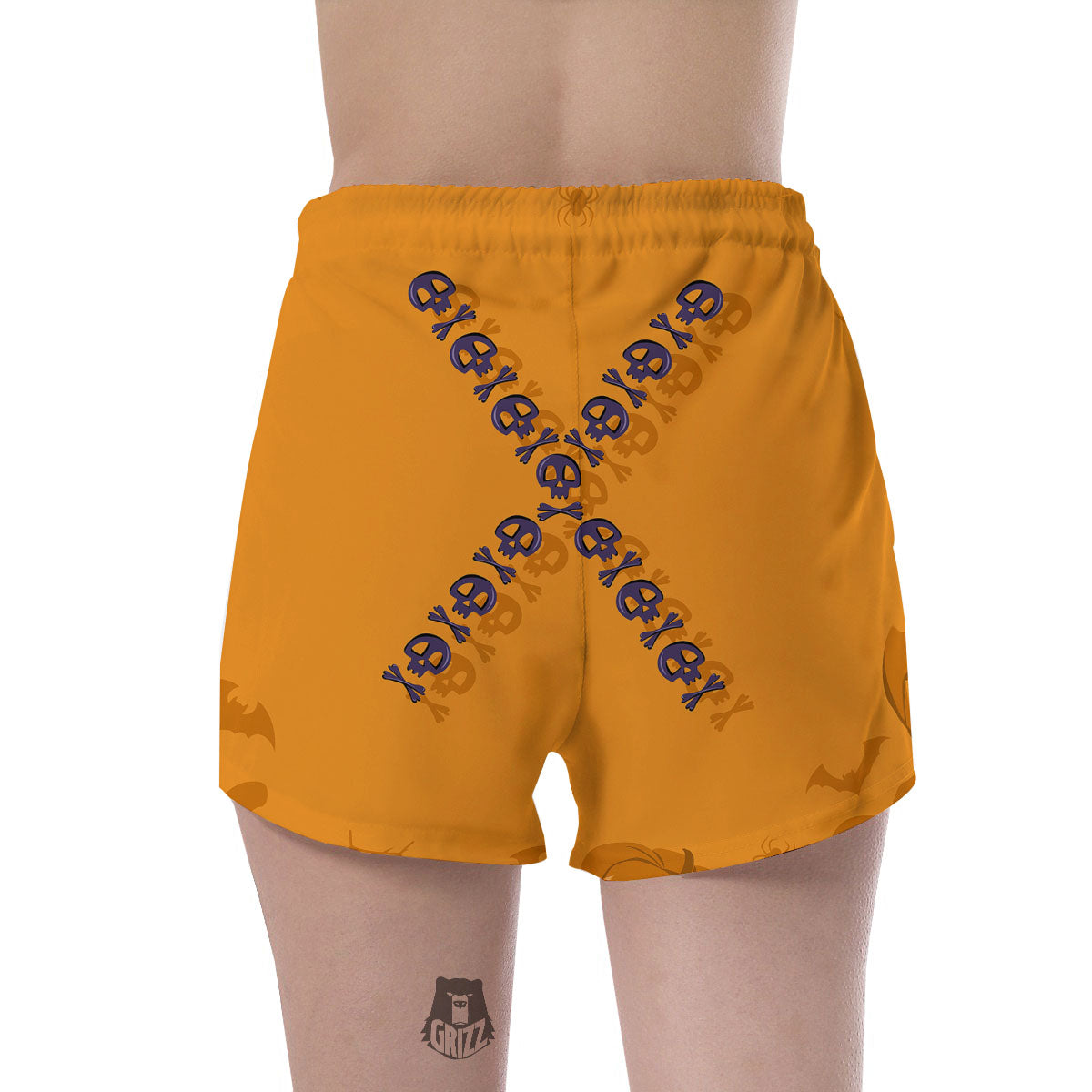 X Halloween Print Women's Shorts-grizzshop