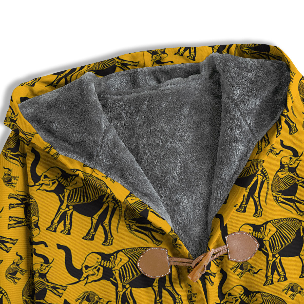 X-Ray Elephant Skeleton Print Pattern Men's Windbreaker Jacket-grizzshop