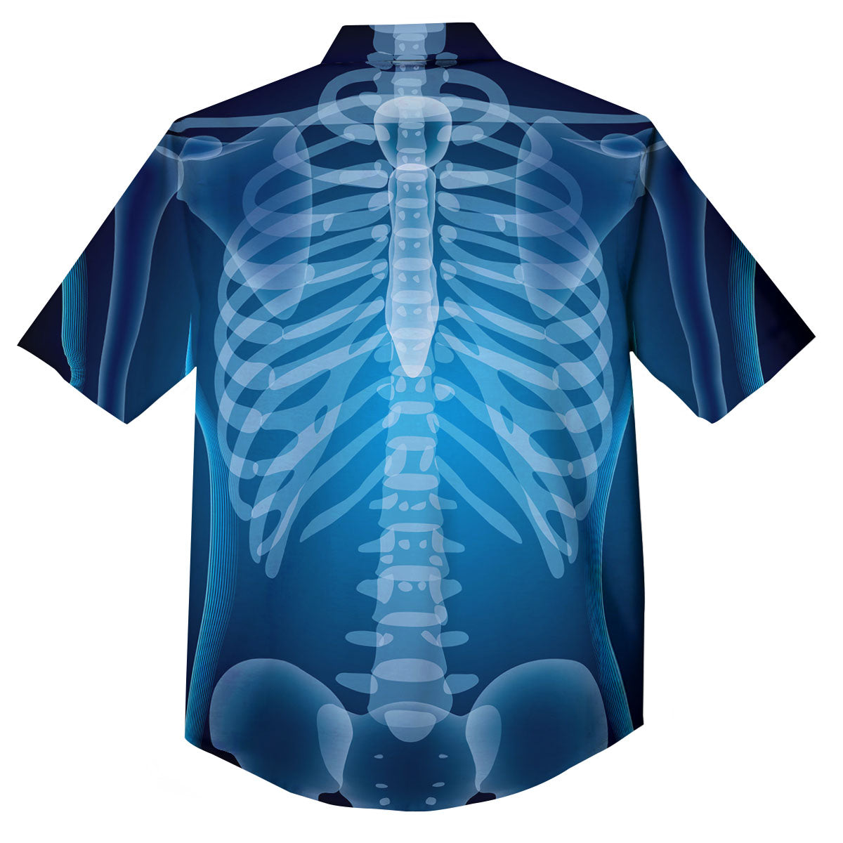 X-Ray Film Radiologist Print Button Up Shirt-grizzshop